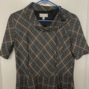 Comfy houndstooth dress